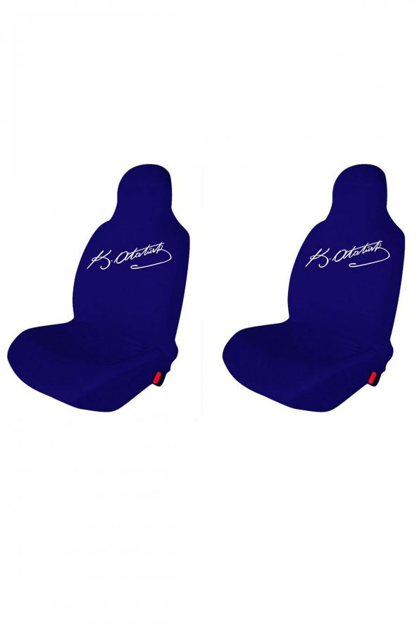 Özdemir Teks Tata Oto Koltuk Servis Kılıfı K.Atatürk Baskılı Ön Koltuklar Lacivert ürün görseli