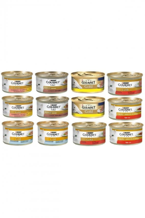 GourmetGourmet Gold Kedi Maması 12x85GR ( Karışık Paket)