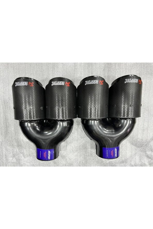 AKRAPOVİC  BMW F10 -F20-F30 uyumlu ( YERLİ) 76 lık  çiftli sağ-sol - 2