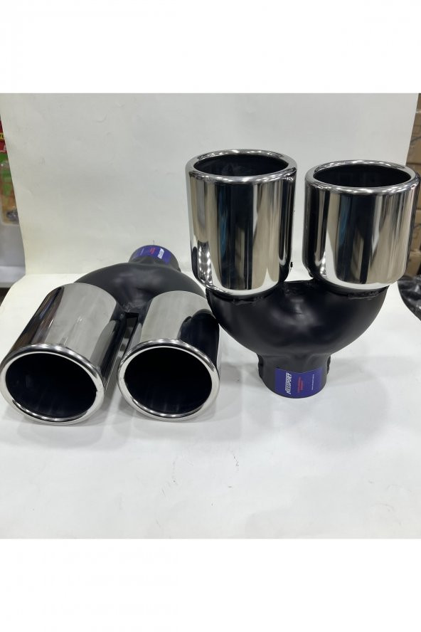 90*180 Mm 1 Takım Çiftli Egzoz Ucu Sağ-sol