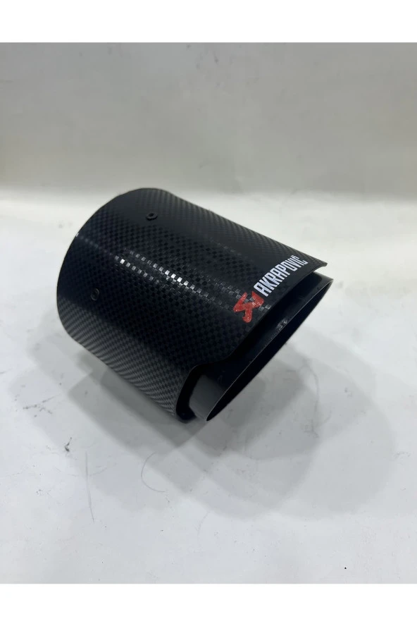 BMW F10-F20-F30  uyumlu (yerli)  100 mm AKRAPOVİC  karbon tekli egzoz ucu - 2