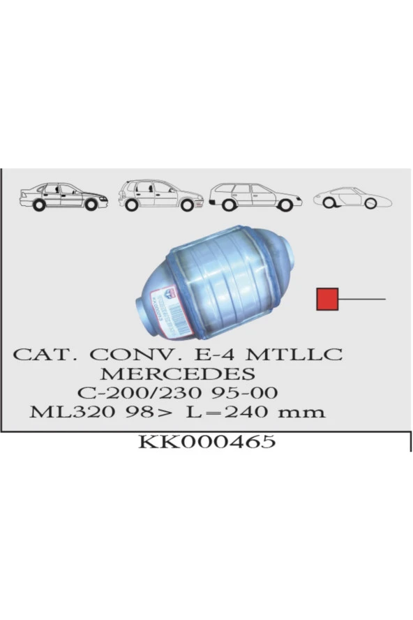 Mercedes C-200/230 95-00 ML320 98>