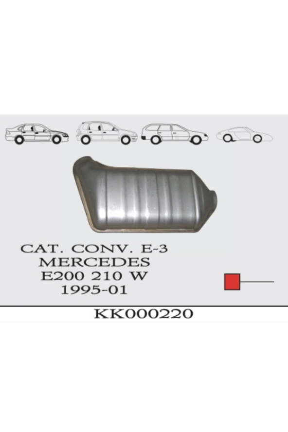 Mercedes 210 kasa E-200 Euro 3 k.k