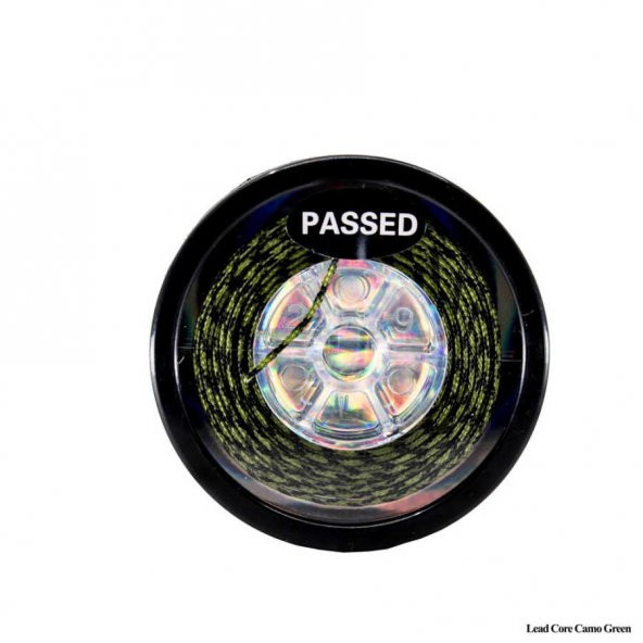 Kudos Lead Core Camo Green 5m 35 Lb. - 4