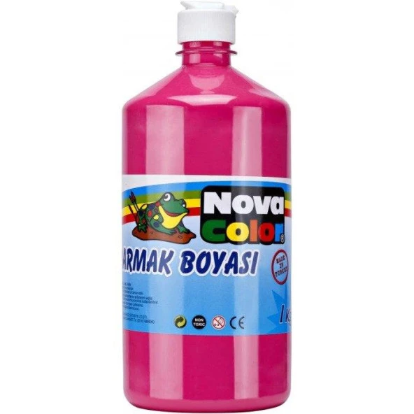 Nova Color Parmak Boyası Pembe 1 KG Pembe Parmak Boyası