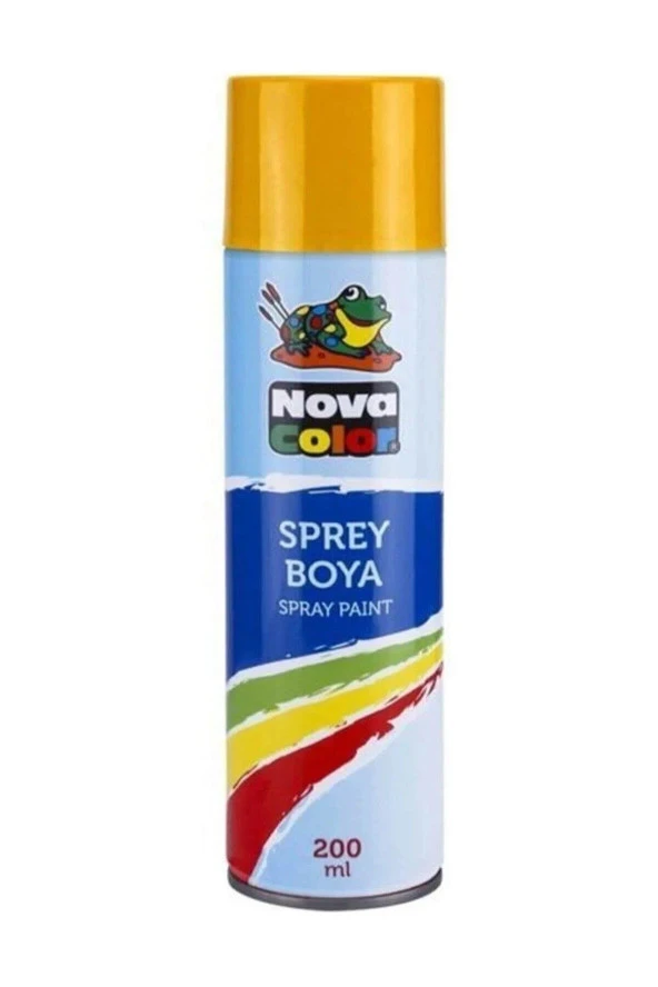 Nova Color Sprey Boya 200 ML Sarı Sprey Boya