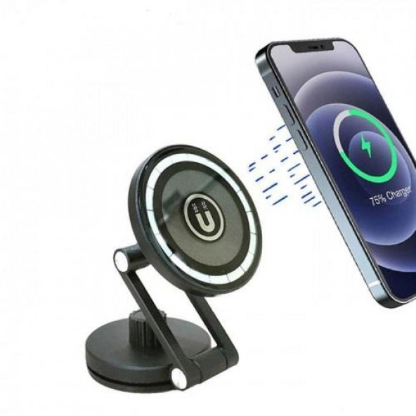 Coofbe Güçlü Magsafe İphone Araç İçi Telefon Tutucu Masaüstü Telefon Standı İphone 12 13 14 Pro Max Uyumlu