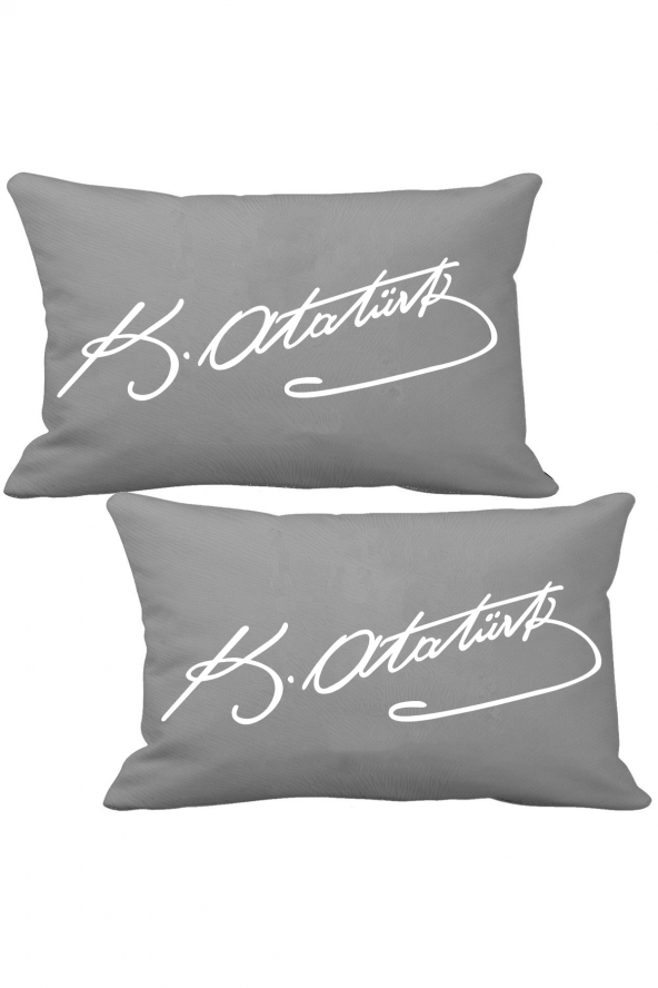 Özdemir Teks Opel Ascona Oto Koltuk Boyun Yastığı Ortopedik 2 Adet Atatürk Gri ürün görseli