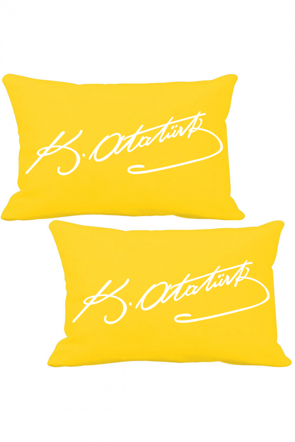 Özdemir Teks Peugeot 308 Oto Koltuk Boyun Yastığı Ortopedik 2 Adet Atatürk Sarı ürün görseli