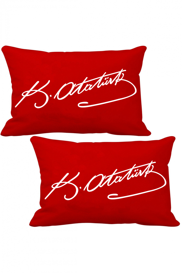 Özdemir Teks Reno Toros Hatchback Oto Koltuk Boyun Yastığı Ortopedik 2 Adet Atatürk Kırmızı ürün görseli