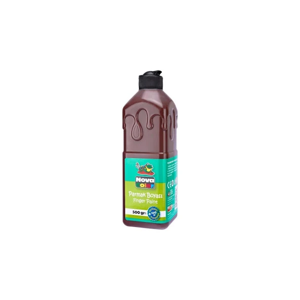 Nova Color Parmak Boyası Kahverengi 500 Gram Kahve Rengi Parmak Boyası
