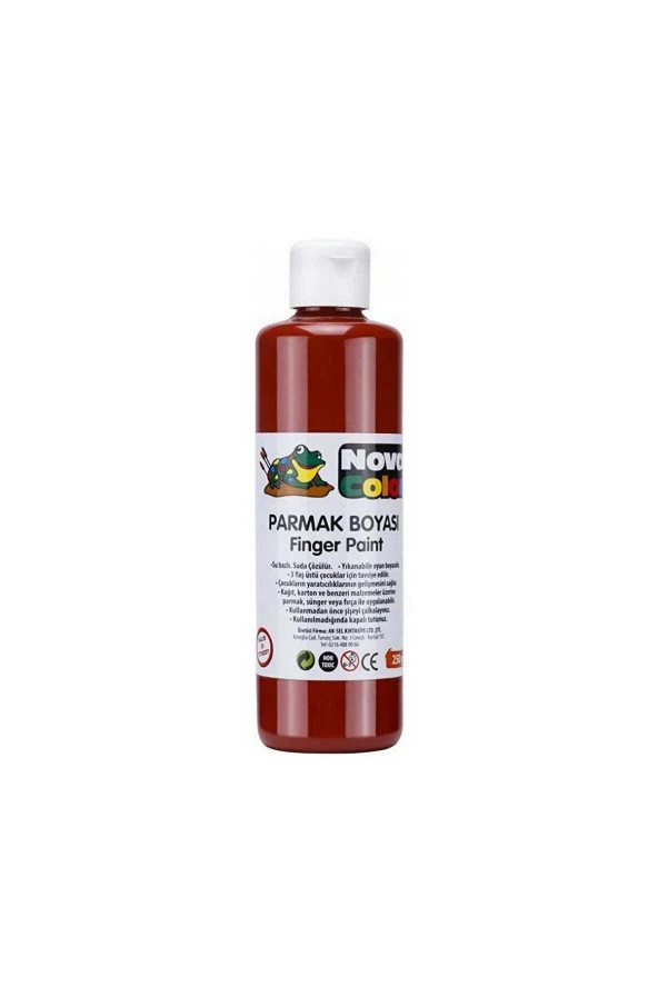 Nova Color Parmak Boyası Kahverengi 250 Gram Kahverengi Parmak Boyası