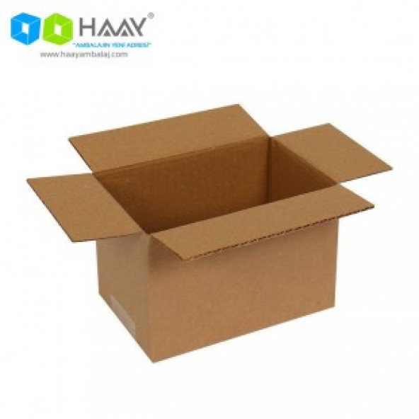 HAAY AMBALAJ 12x9x5cm Çift Oluklu Koli - Kraft (100 ADET)