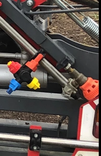 İlaçlama Makina Kelepçeli Bağ Meme-Kanat Ucu Meme-G166-2 Adet - 8