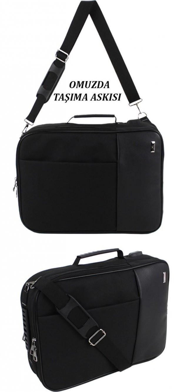 Laptop Sırt Çantası El ve Omuz Askılı  17.3" İnç USB Bölmeli 8683255012459 - 5