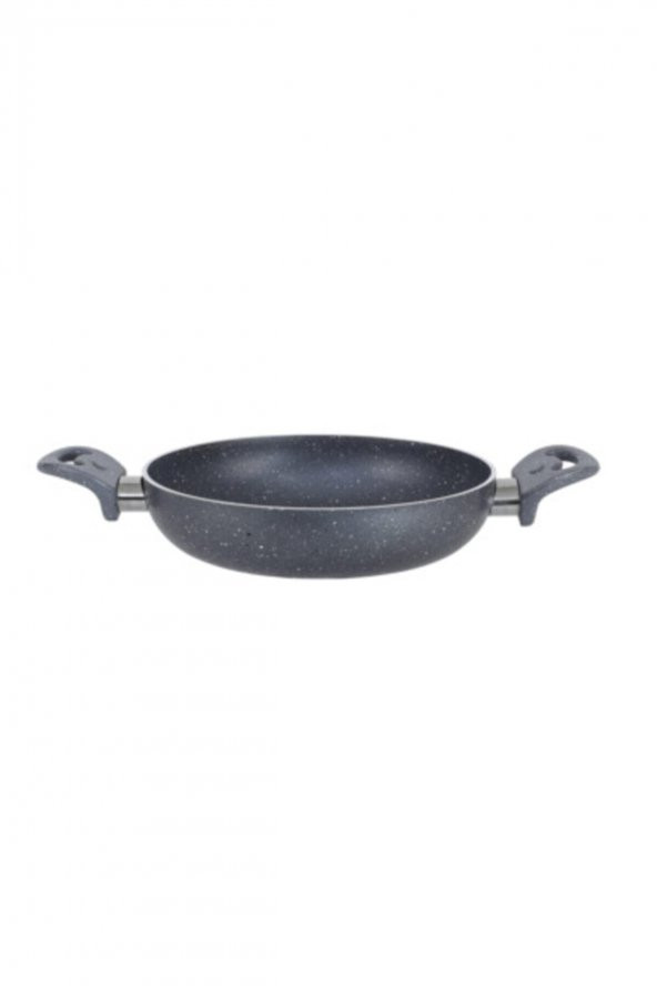 Granit 24 Cm Yumurta Tavası Yanmaz Yapışmaz Çizilmez Çift Kulp Omlet