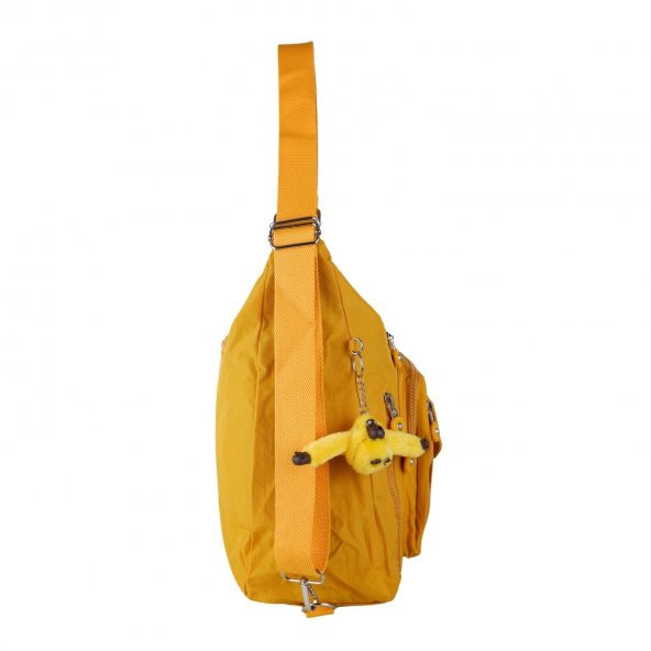 Kenyon Cox B219 Klinkır Kumaş Hafif Sırt Çantası ve Kol Çantası Sarı - 5