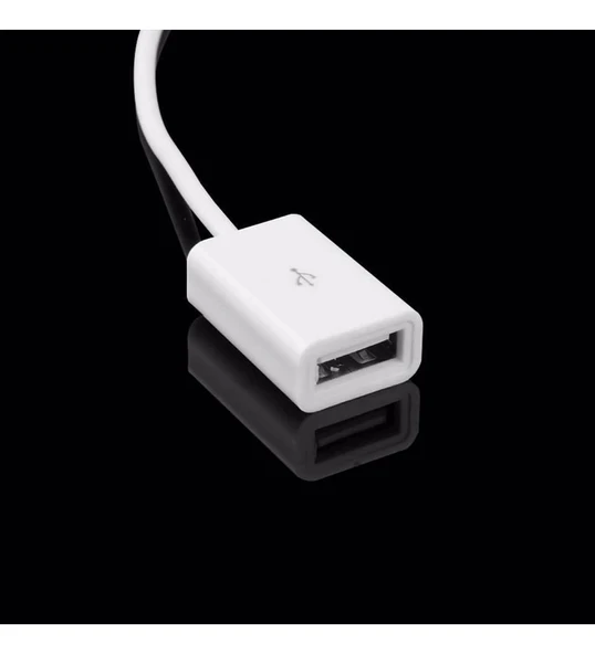 Usb To Aux Kablo Stereo Dişi Ses 3.5mm Mp3 Player ve Telefondan Araçta Müzik Dinleme - 4