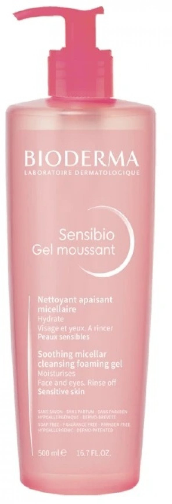 Bioderma Sensibio Foaming Yüz Temizleme Jeli 500 ML