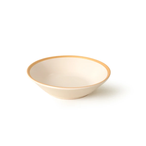 Keramika Mat Krem Gold File Hitit Yemek Tabağı 18 Cm 6 Adet - 950 - 3