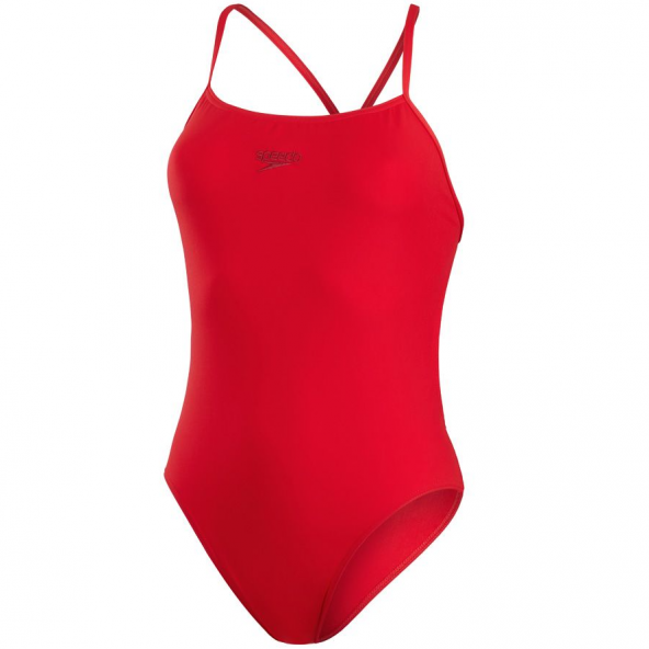 SPEEDO KADIN YÜZÜCÜ MAYOSU ECO END+ TSRP AF RED 8-135396446 YZM UK BEDEN - 4