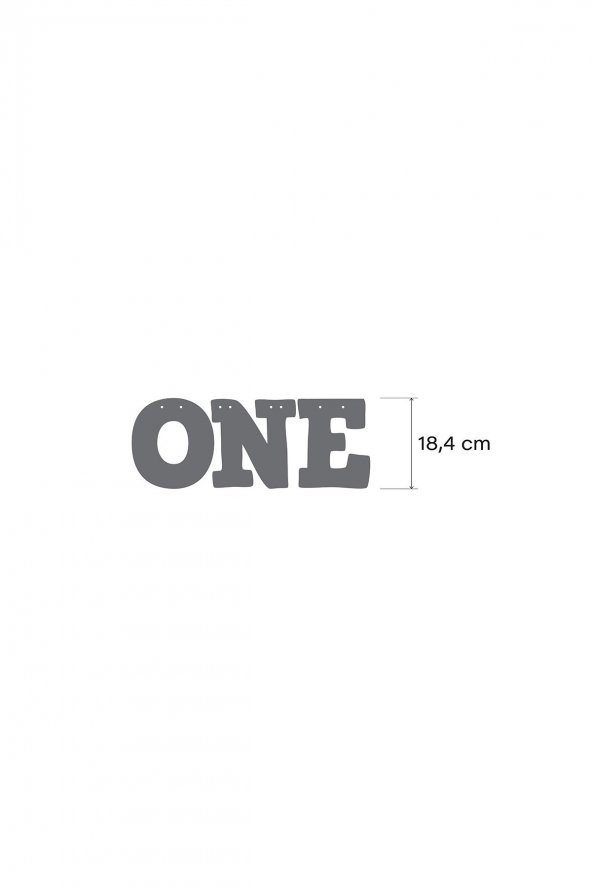 Pembe One 1 Yaş Yazılı Banner, Mama Sandalyesi Süsü, Doğum Günü Süsü, Simli Eva Banner - 2