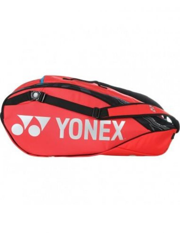 Yonex Pro 92229 Scarlet Kırmızı Tenis Çantası 9 Raketli Ayakkabı Bölmeli
