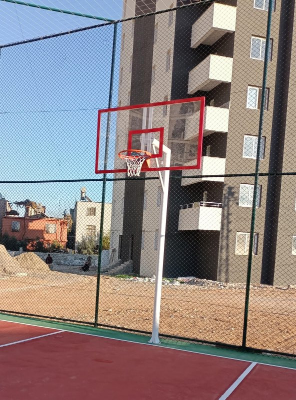 Mia Basketbol Potası 105*180 8 mm Solid Polikarbon 45 cm Sabit Çember - 2