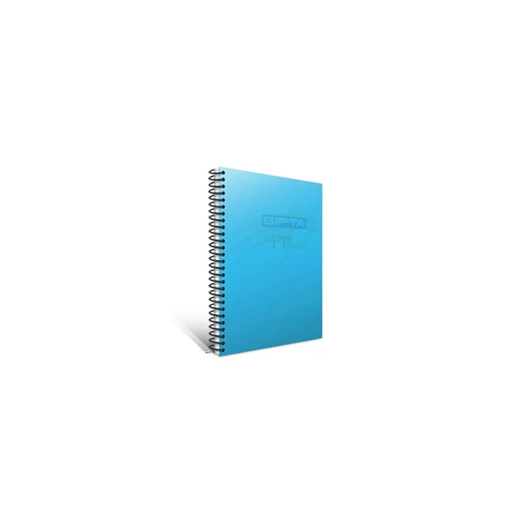 GIPTA EKO PP SPİRAL PP KAPAKLI DEFTER (A4)-80 yaprak ( Çizgili )