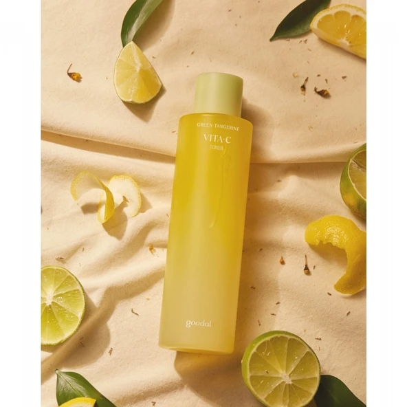 Goodal Green Tangerine Vita C Dark Spot Care Toner - Yeşil Mandalina Özlü Aydınlatıcı & Leke Karşıtı Tonik - 5
