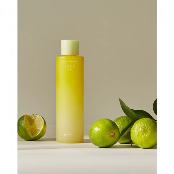 Goodal Green Tangerine Vita C Dark Spot Care Toner - Yeşil Mandalina Özlü Aydınlatıcı & Leke Karşıtı Tonik - 6