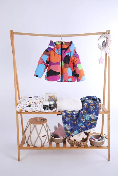 Babyhola Kapüşonlu İçi Peluş Kız Erkek Çocuk Mont 3363 - 7