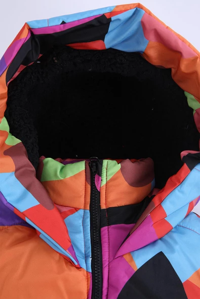 Babyhola Kapüşonlu İçi Peluş Kız Erkek Çocuk Mont 3363 - 10