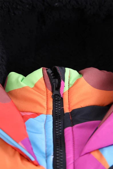 Babyhola Kapüşonlu İçi Peluş Kız Erkek Çocuk Mont 3363 - 12