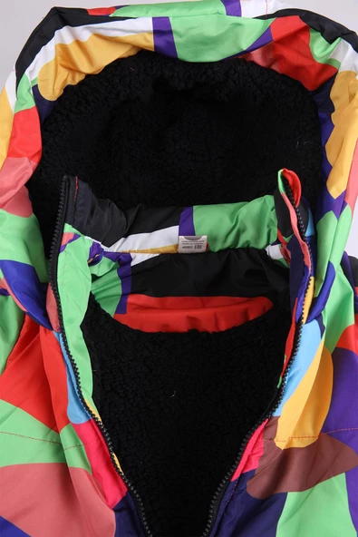 Babyhola Kapüşonlu İçi Peluş Kız Erkek Çocuk Mont 3363 - 3