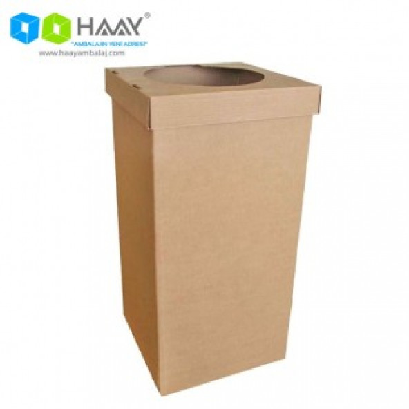 HAAY AMBALAJ 35,5x35,5x70cm Atık Kağıt Kolisi - Kraft (5 ADET)