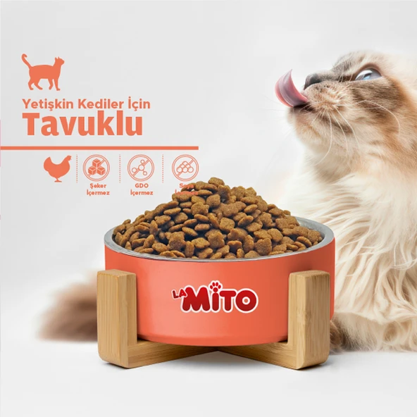 Mito 5 x 1 Kg Yetişkin Adult Kedi Maması Kapalı Paket - 2