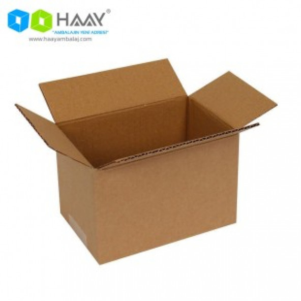 HAAY AMBALAJ 15x10x10cm Tek Oluklu Koli (100 Adet) - Resim 2