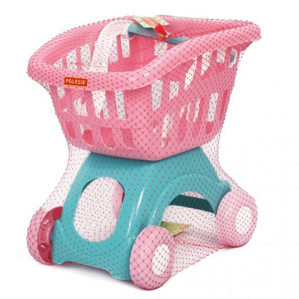 Polesie Market Alışveriş Arabası - POL-71262-PEMBE - 3