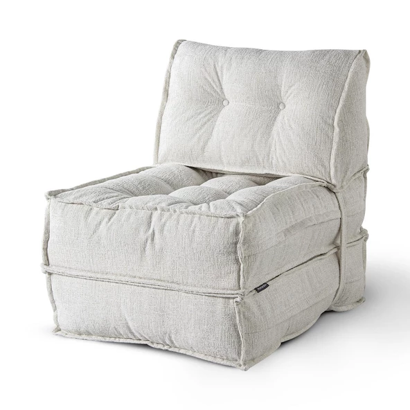 Yataklı Koltuk Mocca Buklet Tek Kişilik Beyaz Tek - 3