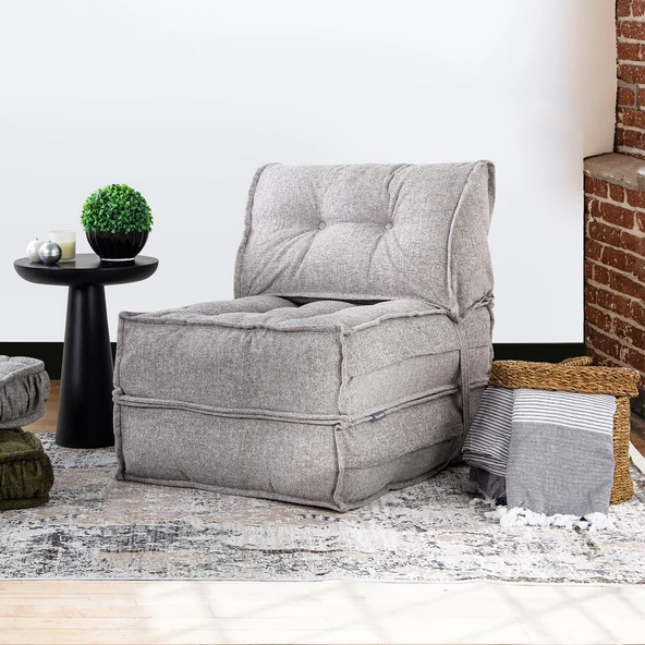 Yataklı Koltuk Mocca Buklet Tek Kişilik  Açık Kahverengi Tek - Resim 8