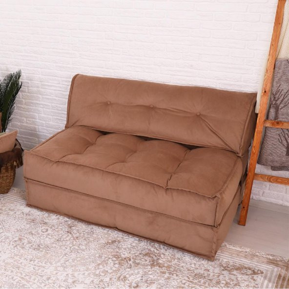 Homedius Yataklı Koltuk Mocca  Sütlü Kahve Tek - 4