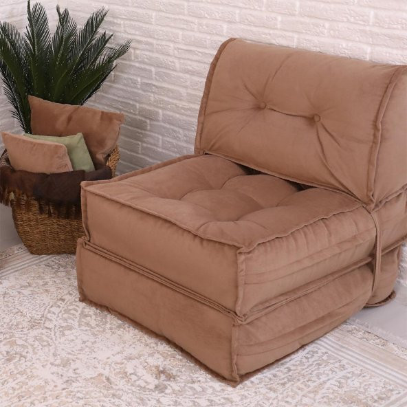 Homedius Yataklı Koltuk Mocca Sütlü Kahve Tek - 11