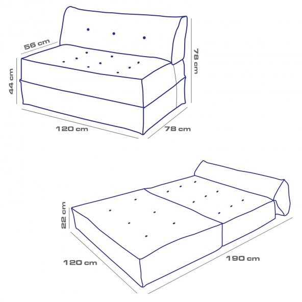 Homedius Yataklı Koltuk Mocca Bej Tek - 8