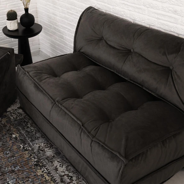 Homedius Yataklı Koltuk Mocca  Tek Kiremit - 8