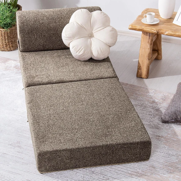 Yataklı Koltuk Magic Buklet Tek Kişilik  Açık Kahverengi Tek - 12