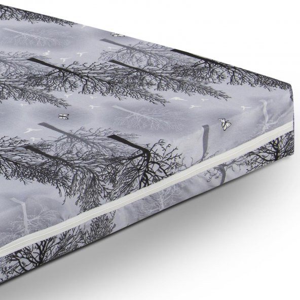 Smart Sünger Yatak 90x190, Yer Yatağı, Balkon Sedir Minderi Beyaz 90x190 - 4