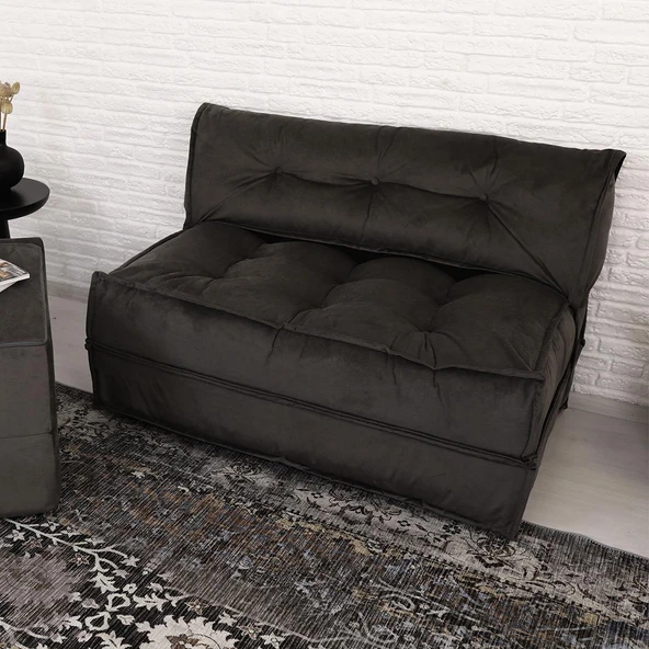 Homedius Yataklı Koltuk Mocca  Çift Kiremit - Resim 7