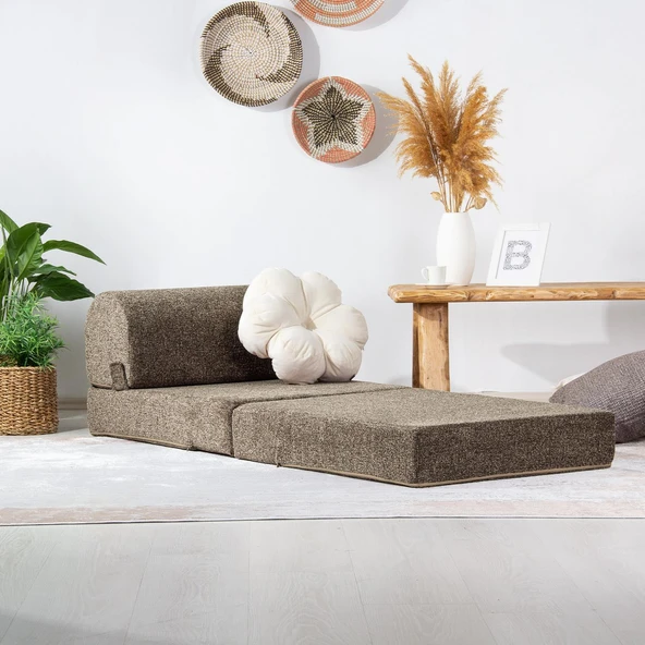 Yataklı Koltuk Magic Buklet Tek Kişilik Açık Kahverengi Tek - 11