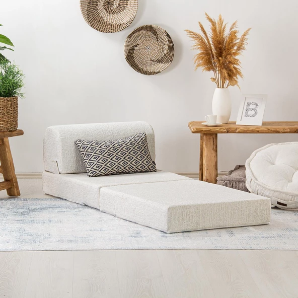 Yataklı Koltuk Magic Buklet Tek Kişilik  Beyaz Tek - 6